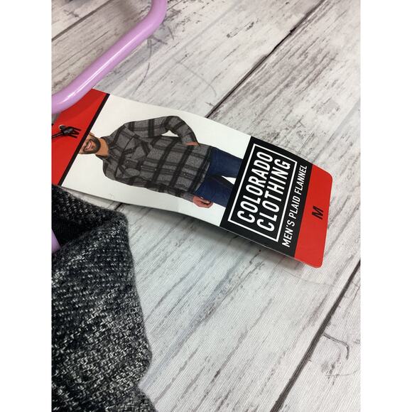 Colorado Clothing Men's Flannel Shirt Brushed Fabric Button Down Size Medium - Picture 2 of 2